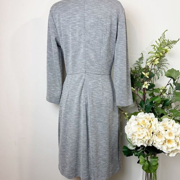 Old Navy Heather Gray Knit Sheath Dress | Size Large - Picture 5 of 12